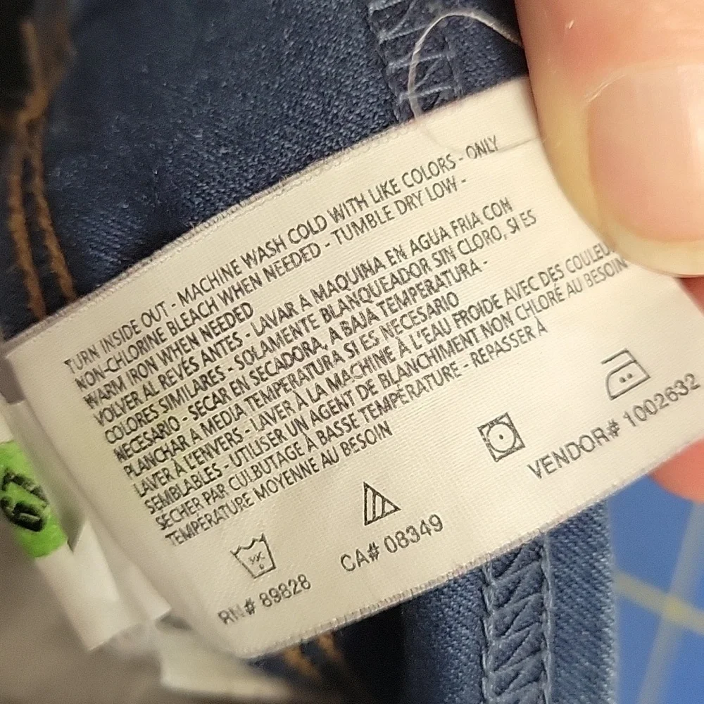 Gloria Vanderbilt 16 Stretchy Jeggings Blue Jeans - Picture 10 of 10